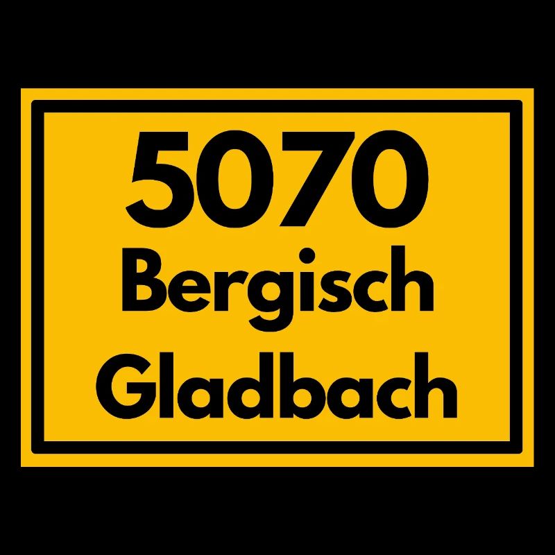 ANCIEN CODE POSTAL RETRO 5070 BERGISCHGLADBACH