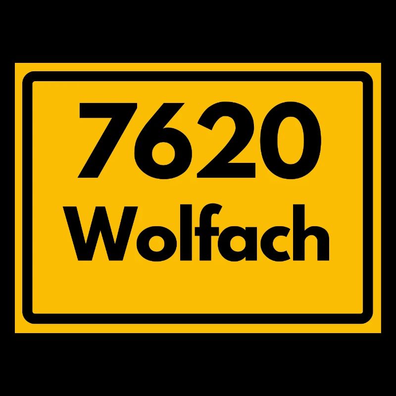 ALTE POSTLEITZAHL PLZ RETRO 7620 WOLFACH HEIMAT