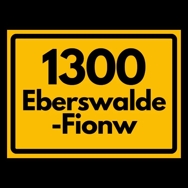 ALTE POSTLEITZAHL PLZ RETRO 1300 EBERSWALDE FINOW 