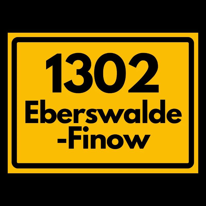 ALTE POSTLEITZAHL 1302 EBERSWALDE-FINOW OSTALGIE