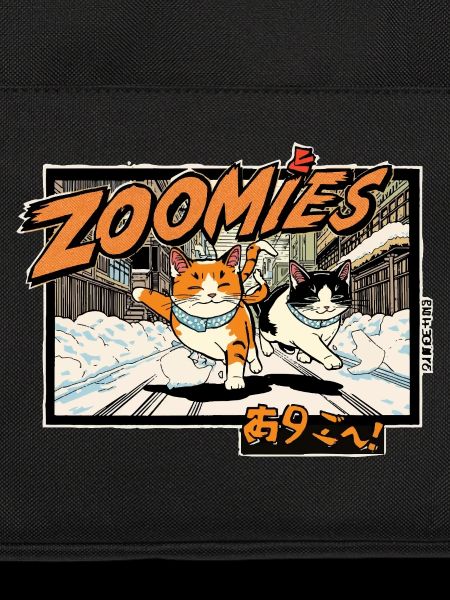 Anime Katzen im Schnee