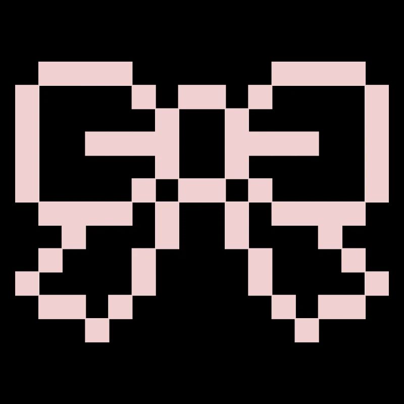 Pink Pixel Bow