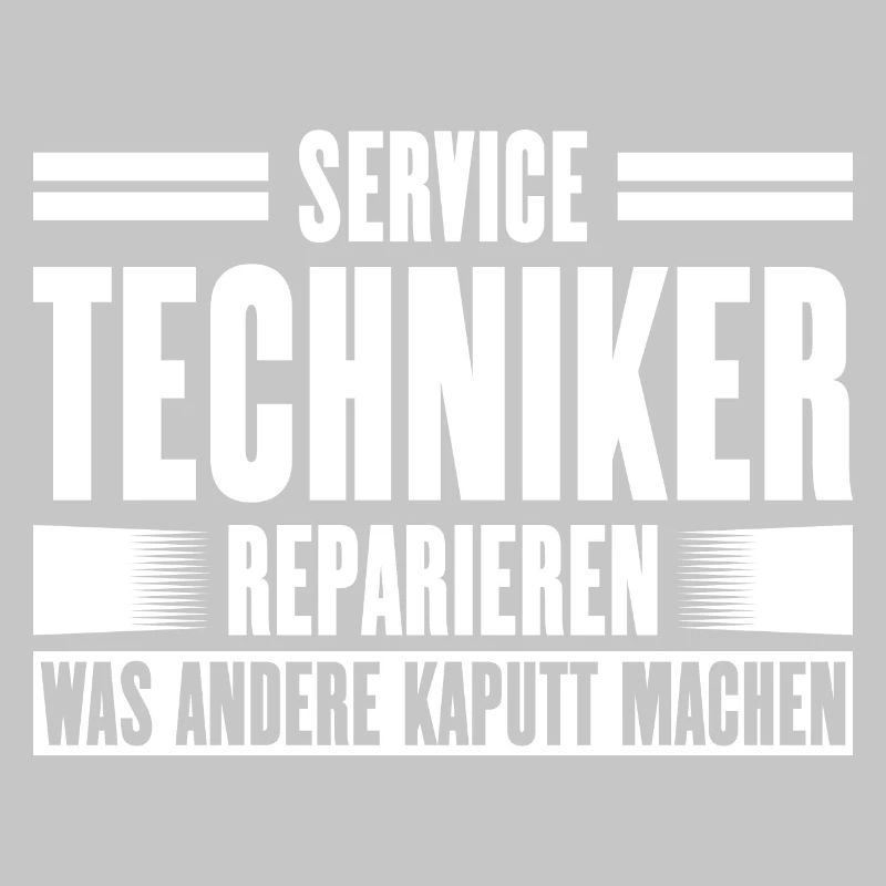 Service Technician Support Solution Slogan Service