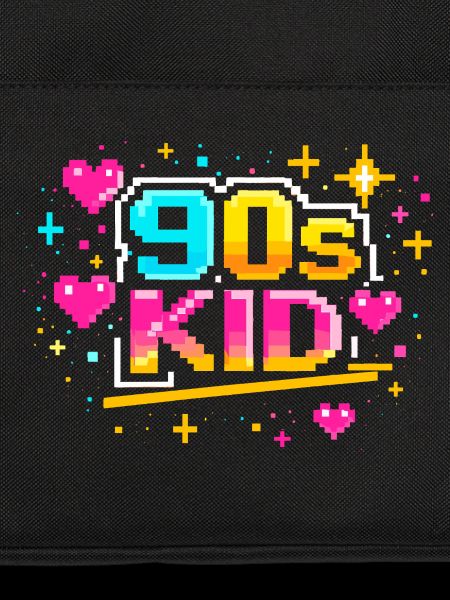 90er Pixelkid Neon Retro
