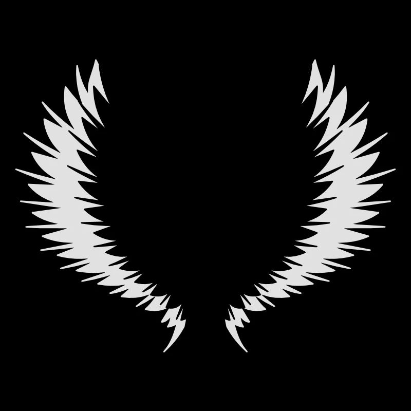Wings with shadow