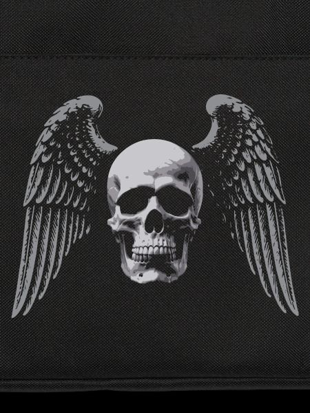 Winged Skull Gothic Emblem