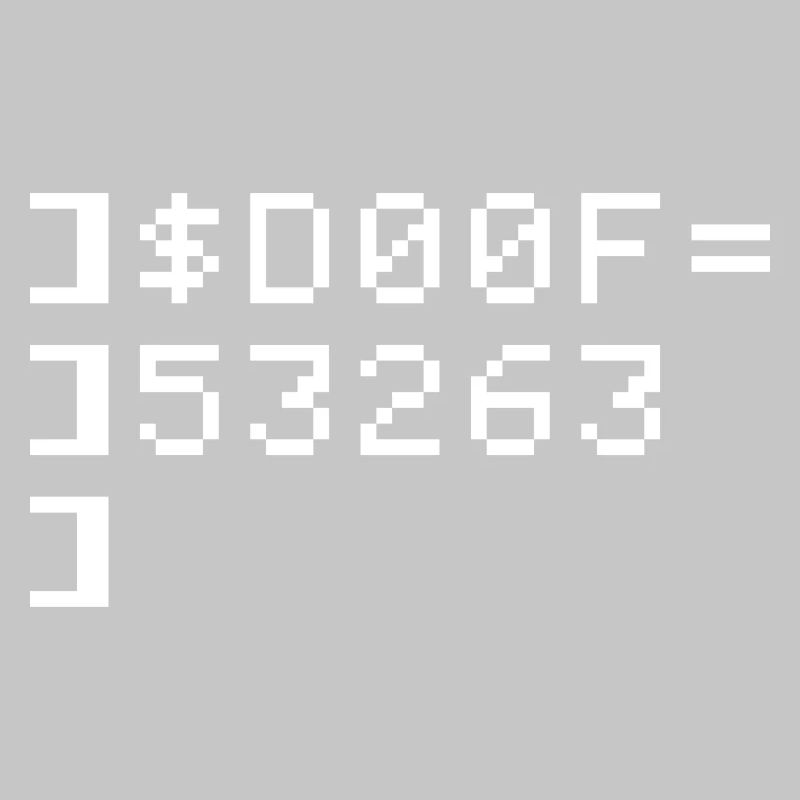 DOOF 8-Bit Code Nerd Pixel Terminal Retro