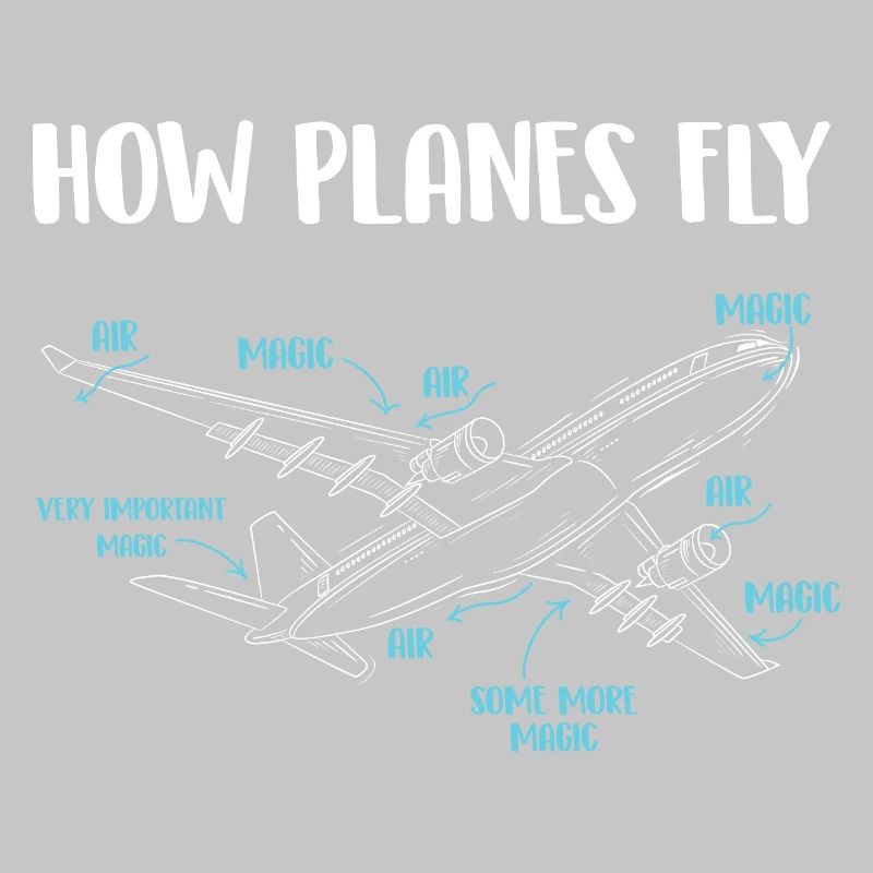 How Planes Fly Bold Aviation Engineer Humor