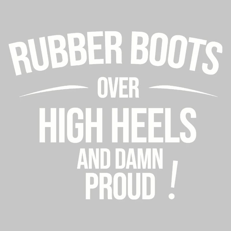 Rubber Boots over High Heels – Dorfkind Statement