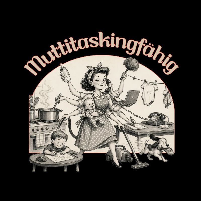 Multitasking? Nein. Muttitasking - Chaos? Läuft!