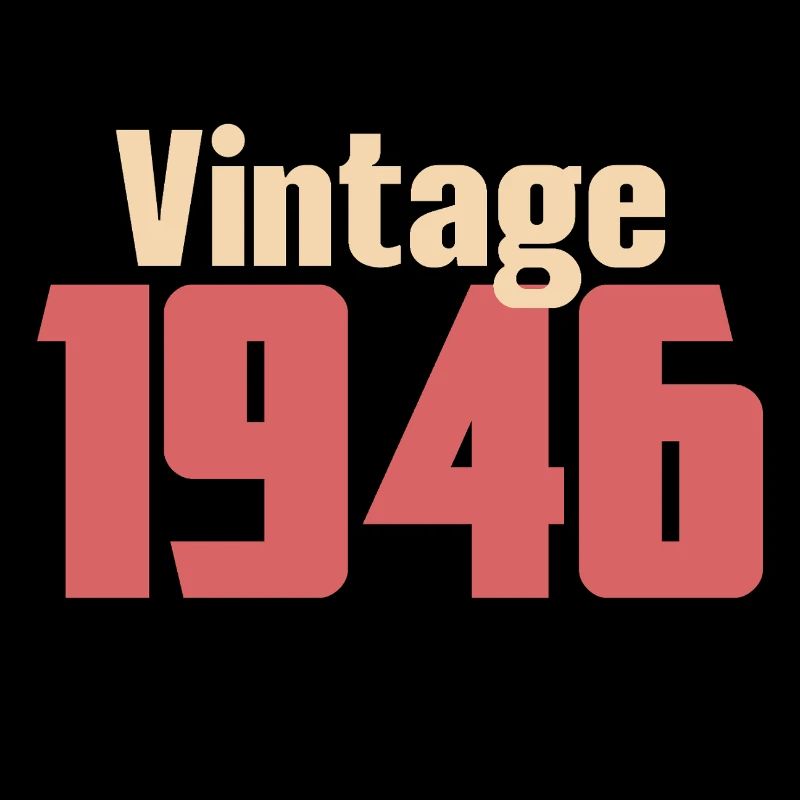 Art Déco 80 Ans Octogénaire Cadeau Rétro 1946