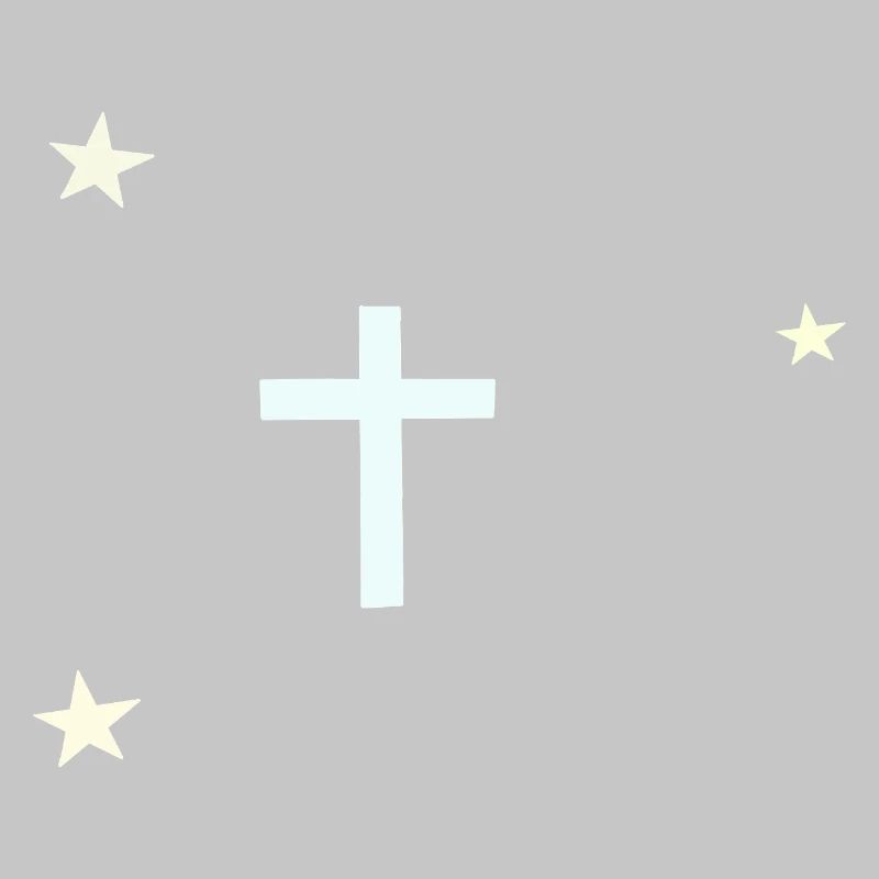 Croix céleste avec étoiles
