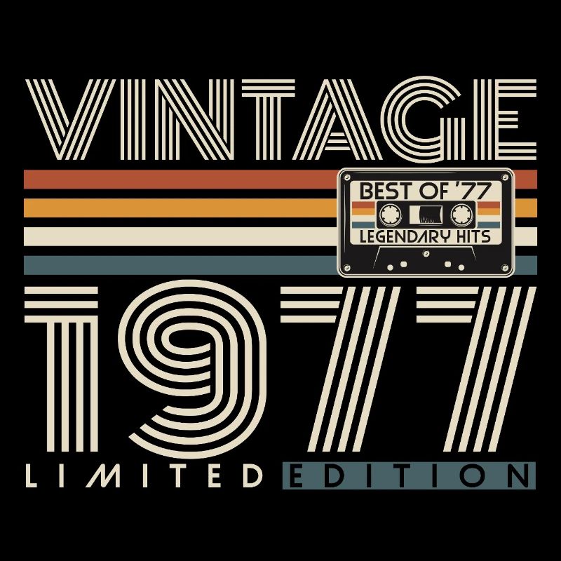 1977 Vintage Vintage Retro Birthday Gift