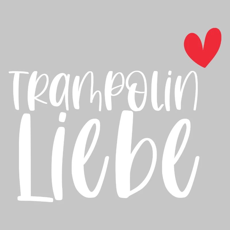 Trampolin Liebe Springen Hobby Geschenk