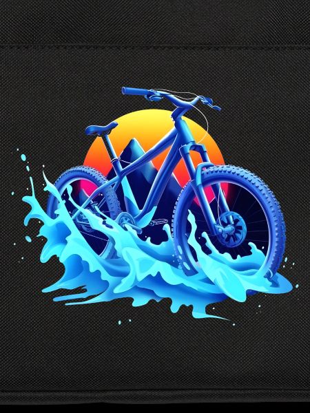 Mountain Biking Vaporwave