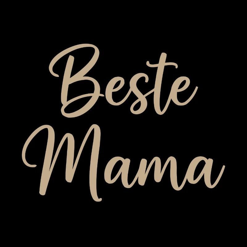 Beste Mama – elegante Script-Schrift