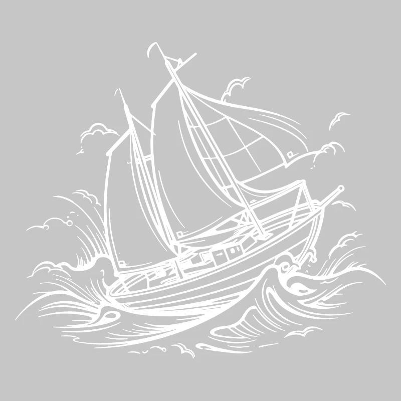 Sailing Ship Drawing