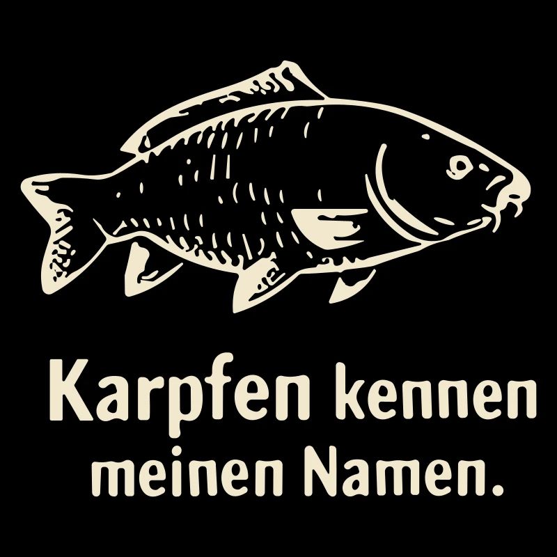 Karpfen Namens-Statement Design