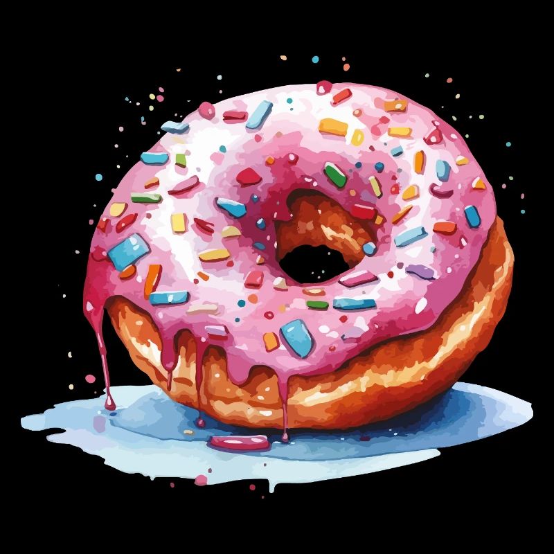 Donut mit Streuseln
