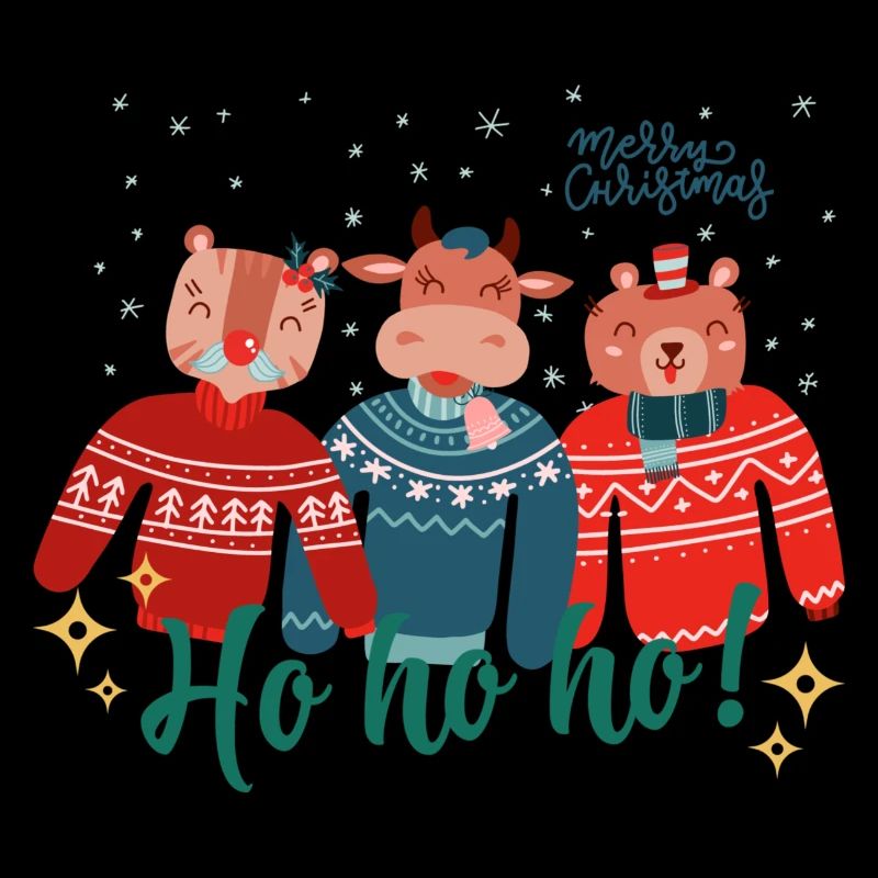Hässlicher Weihnachtspullover - Frohe Weihnachten