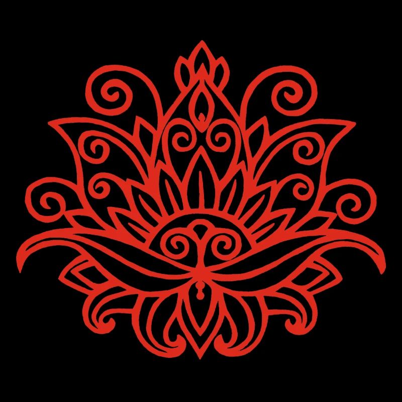 Red Lotus Mandala