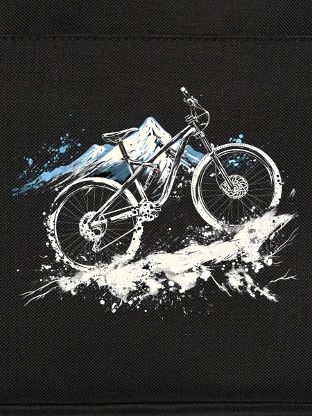 Mountainbiking Illustration