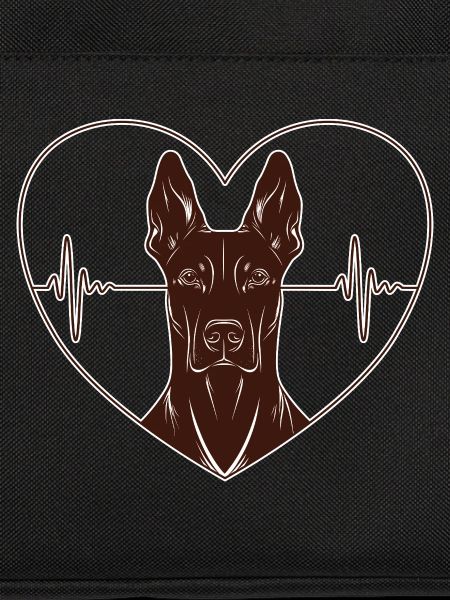Herz Dobermann Design – Rust Look