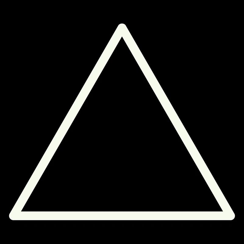 Contour géométrique du triangle