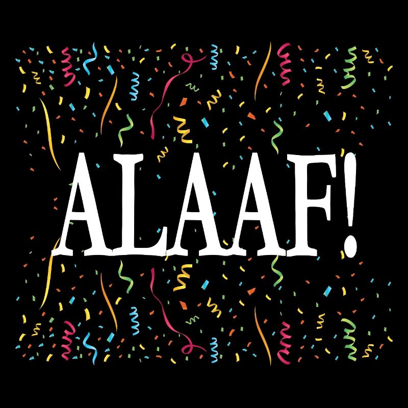 ALAAF ! Chemise de carnaval avec confettis