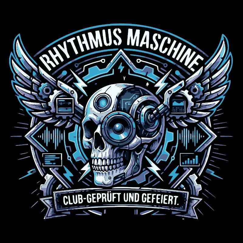 Rhythmus Maschine Schädel