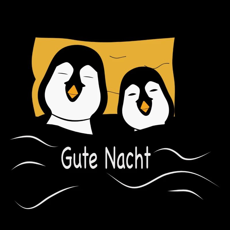 Müde Pinguine
