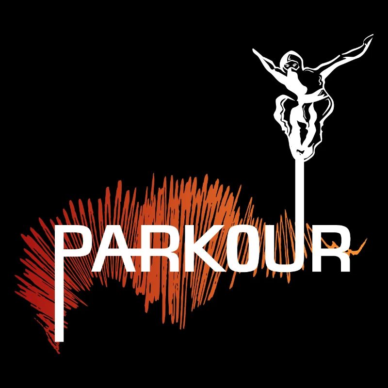 Parkour Ninja - couleur-blanc