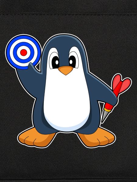 Pinguin Dart Dartpfeil Dartscheibe