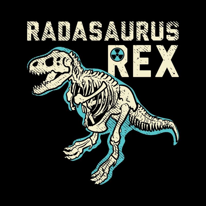 Conception du squelette du T-Rex en radiologie Radasaurus Rex