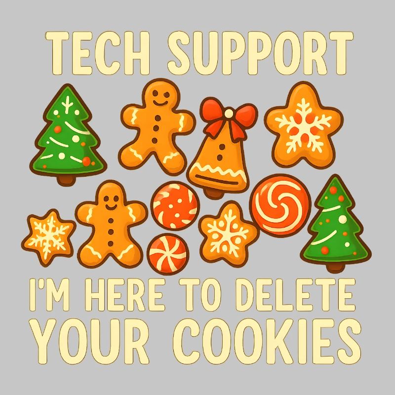 Support technique Cookie Noël Mème