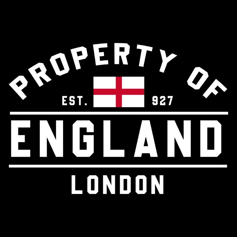 T-shirt emblème du drapeau de l’Angleterre