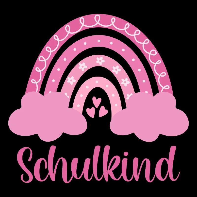 Schulkind Regenbogen