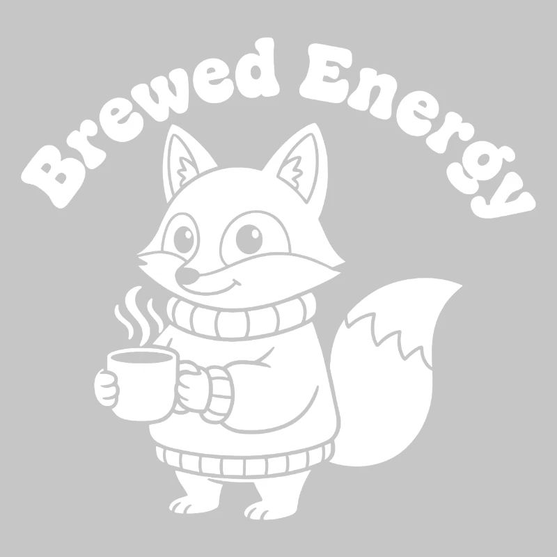 Modèle de pull Coffee Fox