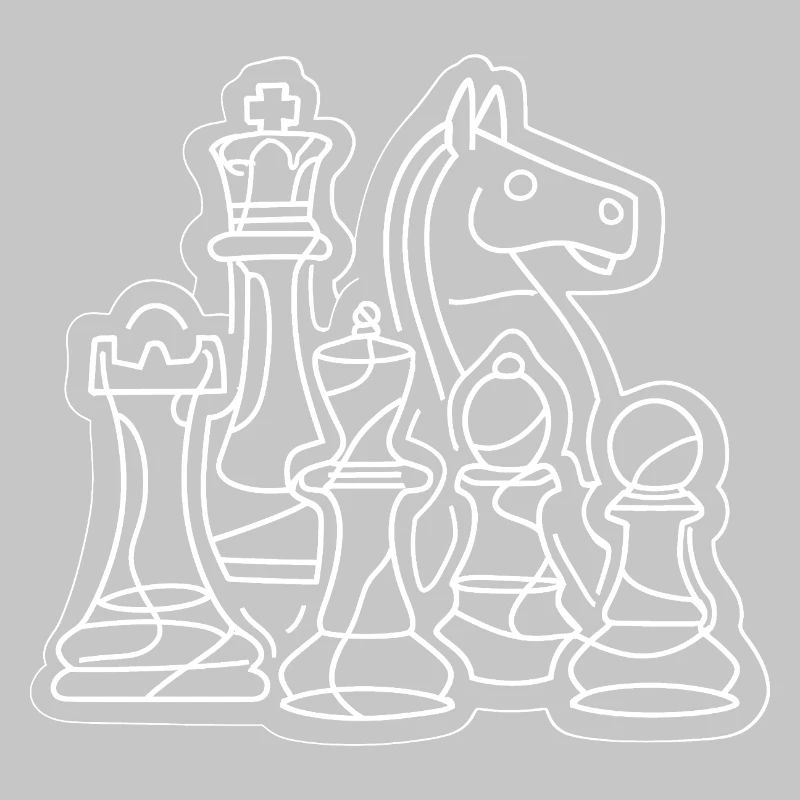 Chess Design for Men Gift