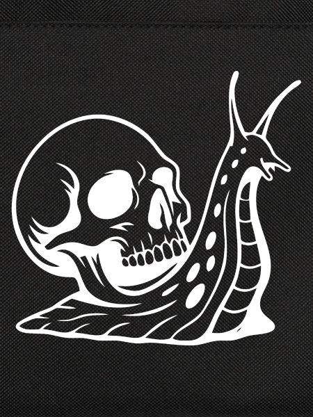 Gothic Totenschädel mit Schlangen-Design