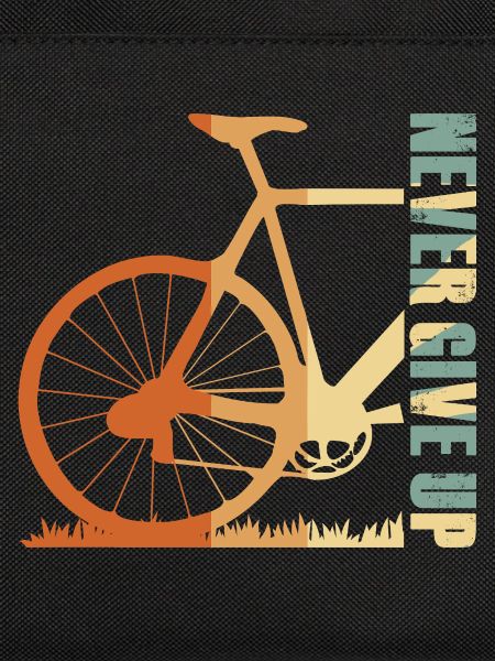 Fahrrad-Silhouette Gradient-Design