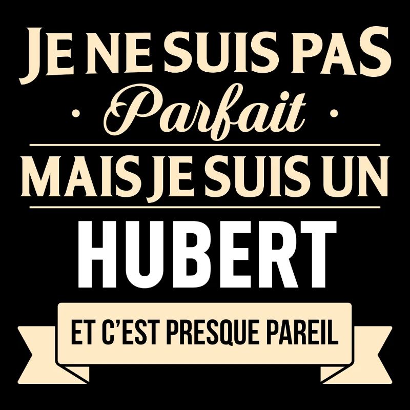Je Ne Suis Pas Parfait Mais Je Suis Un Hubert E...