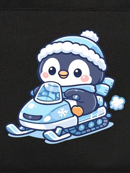 Penguin Snow Sled Magic