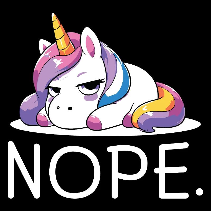 Nickerndes Einhorn NOPE