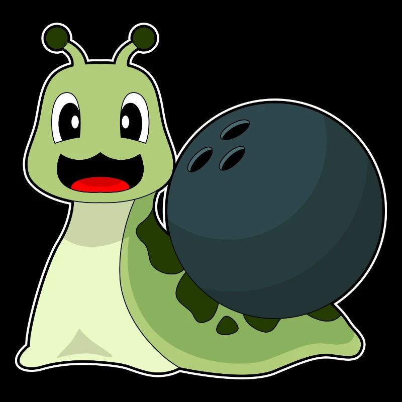 Escargot Bowling Boule de bowling