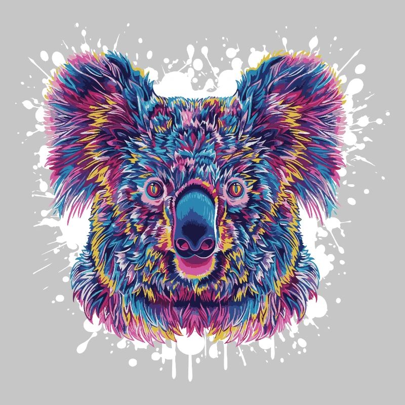 Koala Farbklecks