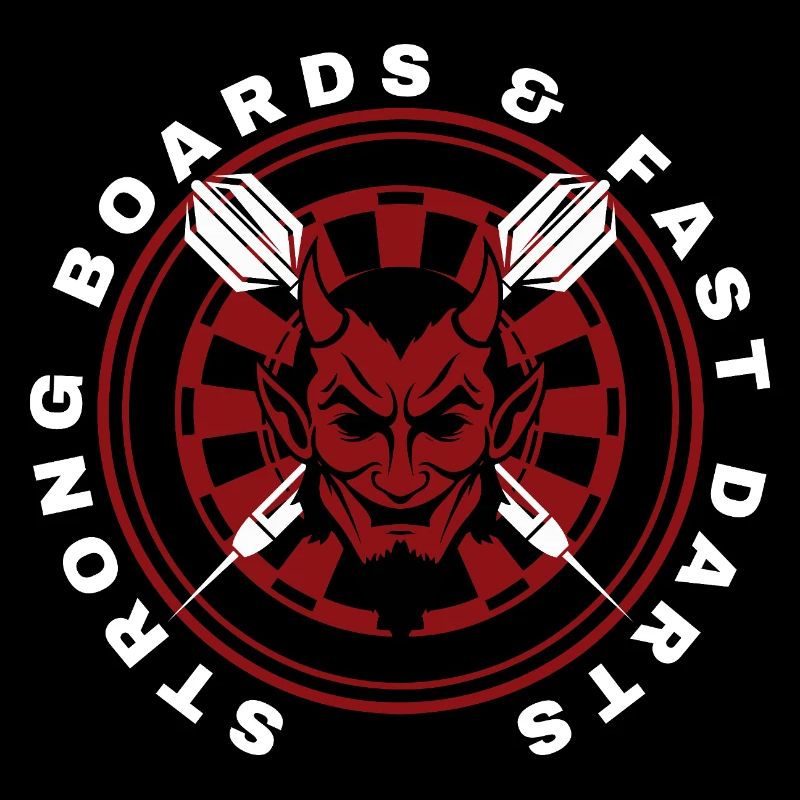 Fléchettes, cible de bœuf, jeu de fléchettes et diable.