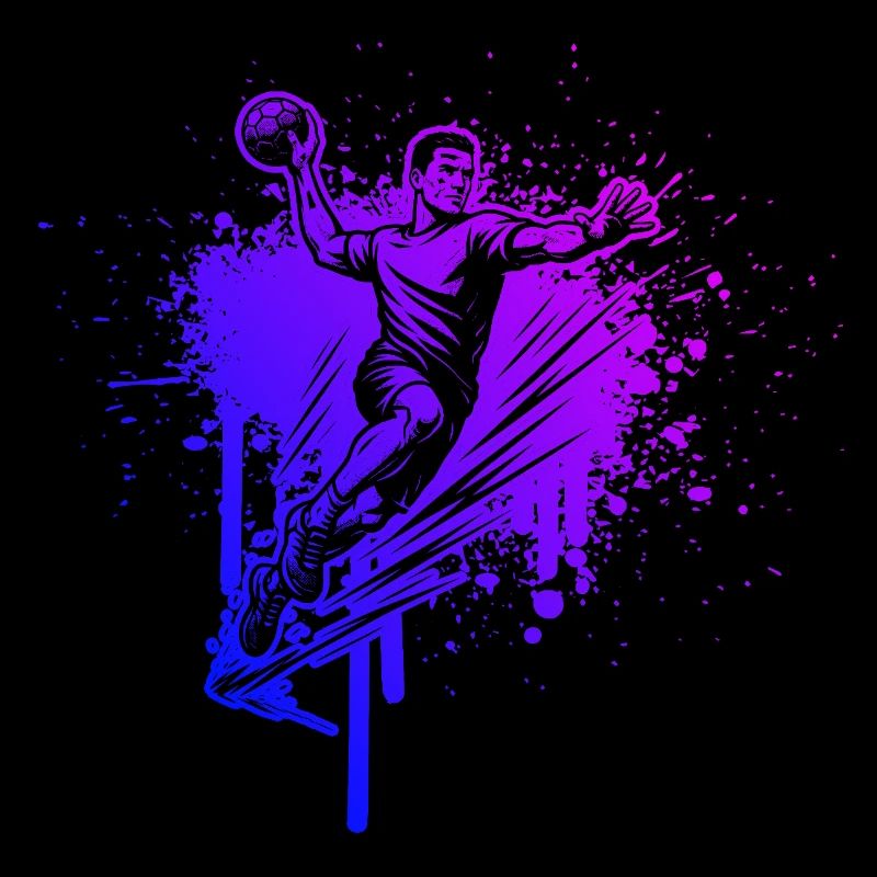 Conception compacte de handball pour le handball masculin