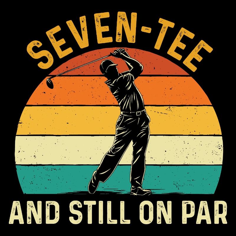 Sieben Abschlag immer noch auf Par 70. Golf-Geburtstag