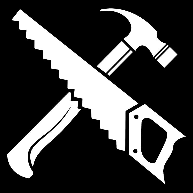 Saw Hammer Tool Symbol Gift Saw Icon